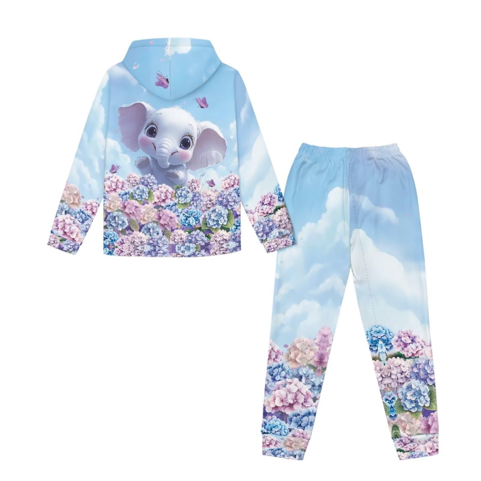 2 szt. zestaw strojów do biegania modny dres z długim rękawem sweter bluza spodnie dresowe jesień modny dres 5-12 lat