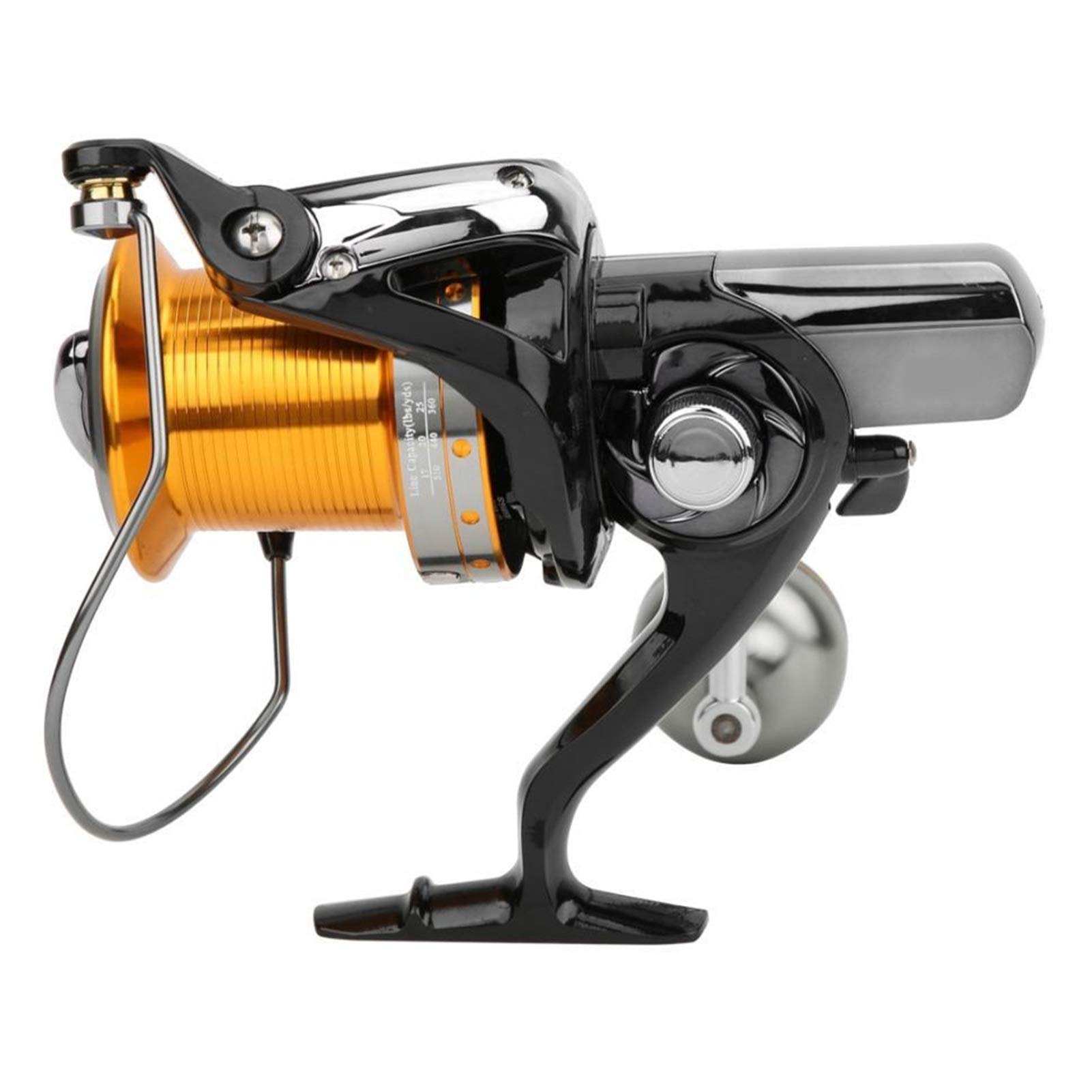Fishing Reels Fishing Reel 15+1 Shaft HS7000 HS8000 HS11000 Metal Spinning Fishing Wheel Fish Bai Casting Wheel Long Shot Fishing Reel for Inshore Boat Rock Freshwater Saltwater (Color : 7000) (8000)