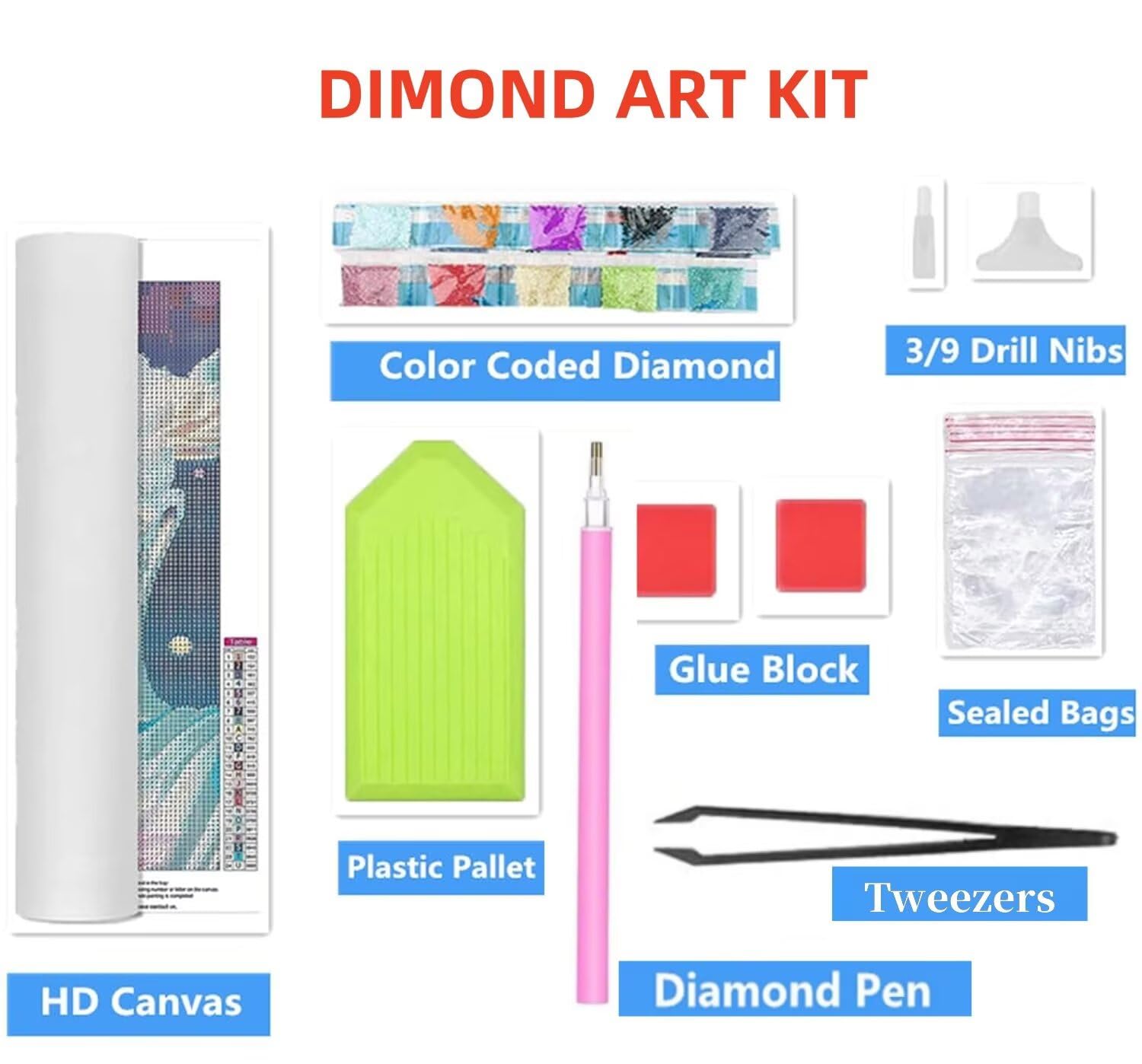 Quadro Diamanti 5D Fai Da Te XXL "Cigno A Cascata Naturale" 100x40 Cm - Kit Completo Con Tela HD, Penna, Vassoio E Diamanti In Più Del 30% - Decorazione Murale Regalo Anti-Stress - 5