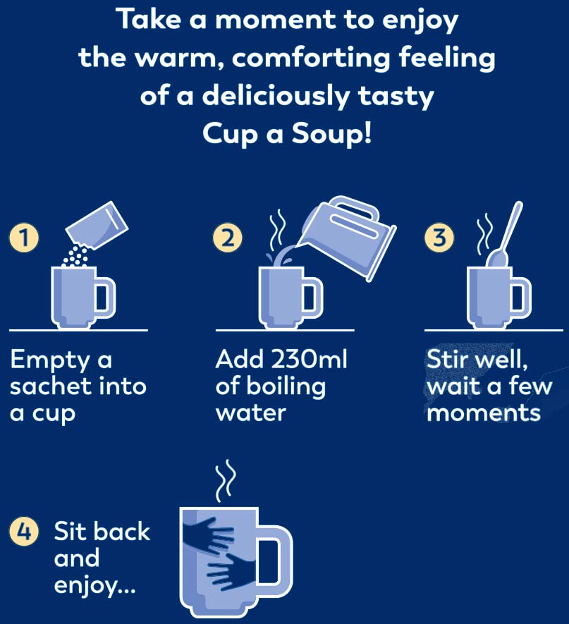 Batchelors Cupa Soup Cream of Asparagus with Croutons, 117 g