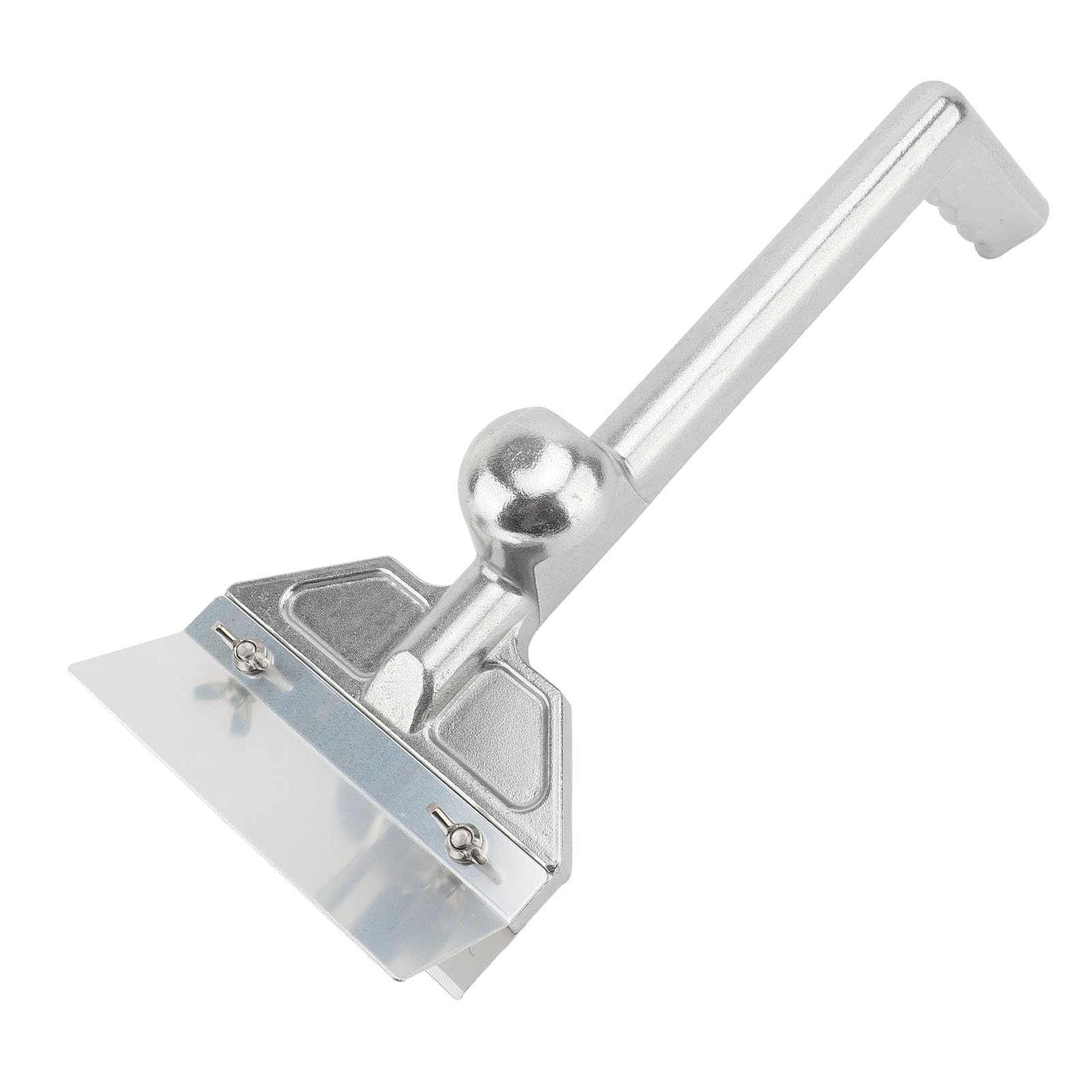 Heavy Duty Griddle Scraper, Stainless Steel Blades, Aluminum Flat Top Grill Scraper, Ergonomic Handle, Easy Blade Replacement, for Grills, Flat Top Grills, with Guard