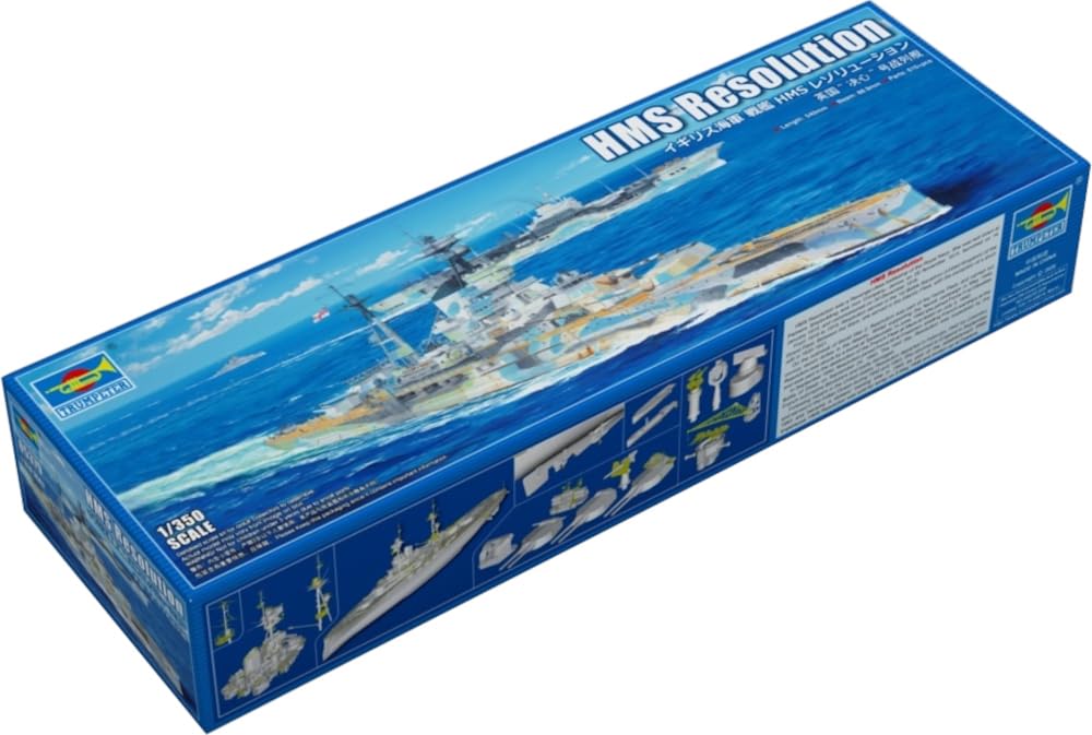 Trumpeter 05379 - Modello in plastica con risoluzione HMS della corazzata britannica 1/350