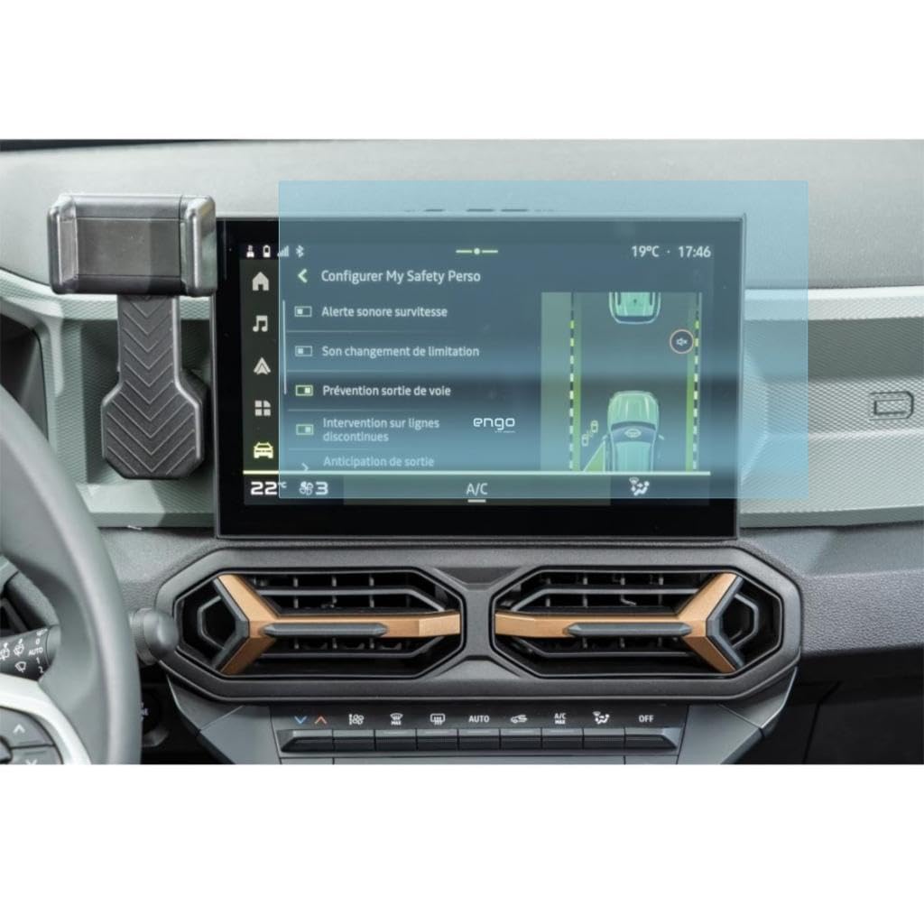 Engo Renault Duster E-Tech 10.1 İnç İle Uyumlu Ekran Koruyucu Multimedya