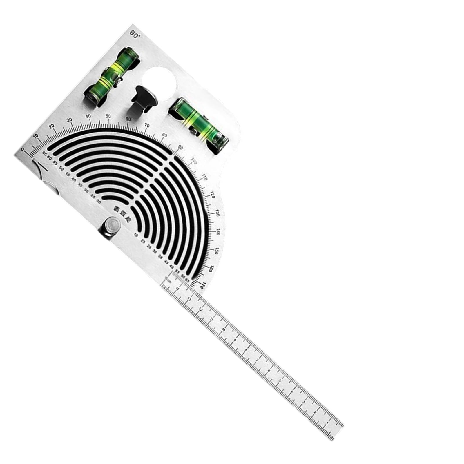 APGLSXY Professiona Angles Measuring Tool Featuring Bubble Levels Durabl Steel Construction for Construction & Woodworking Multiple Functional Angles Levels Gauges