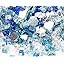 Cobalt Blue, Caribbean Blue and Platinum