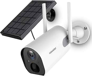 Amazon.co.jp: 【充電池式・完全無線】 YESKAMO 防犯カメラ ソーラー