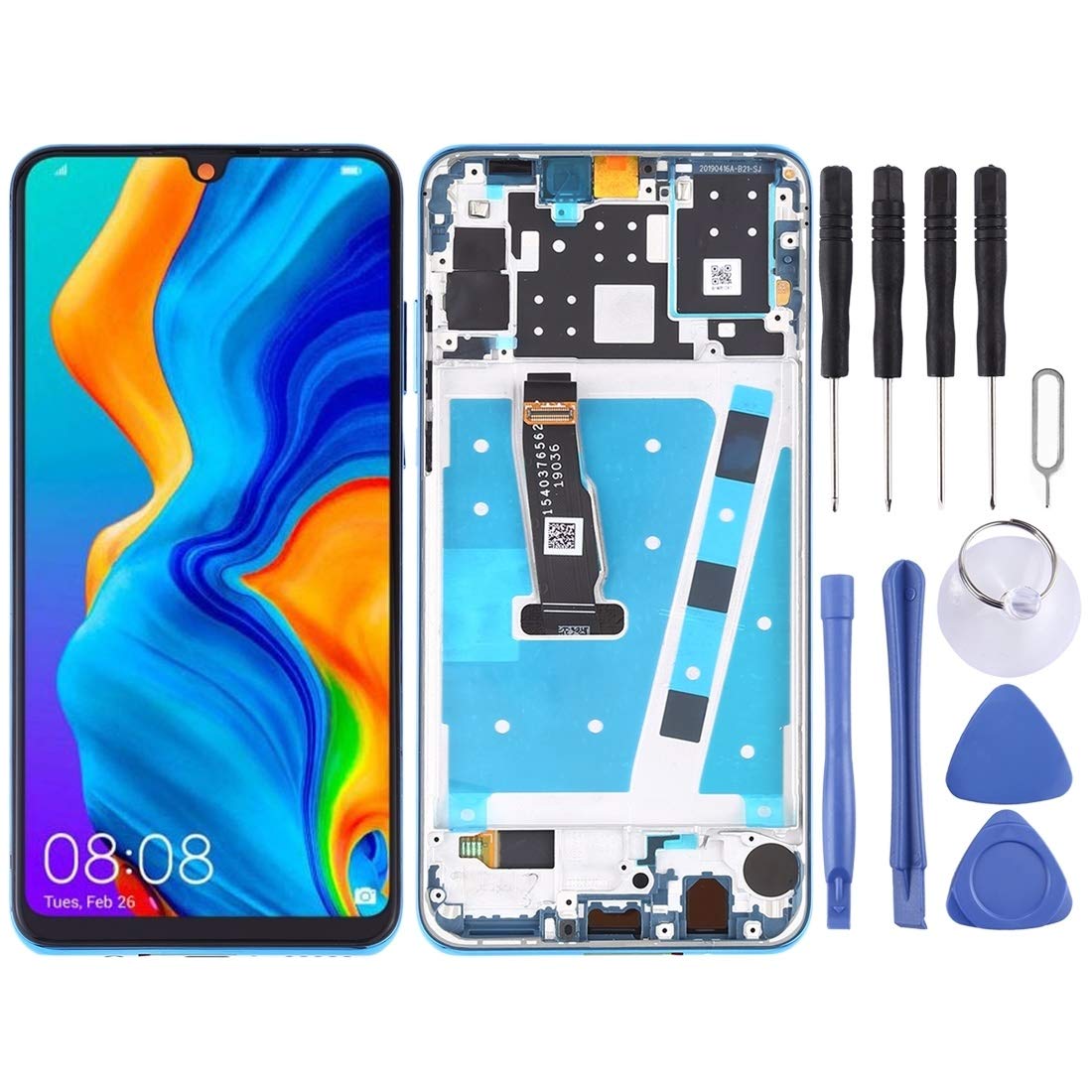 Écran LCD Huawei P30 Lite tactile réactif pour Nova 4E - 6