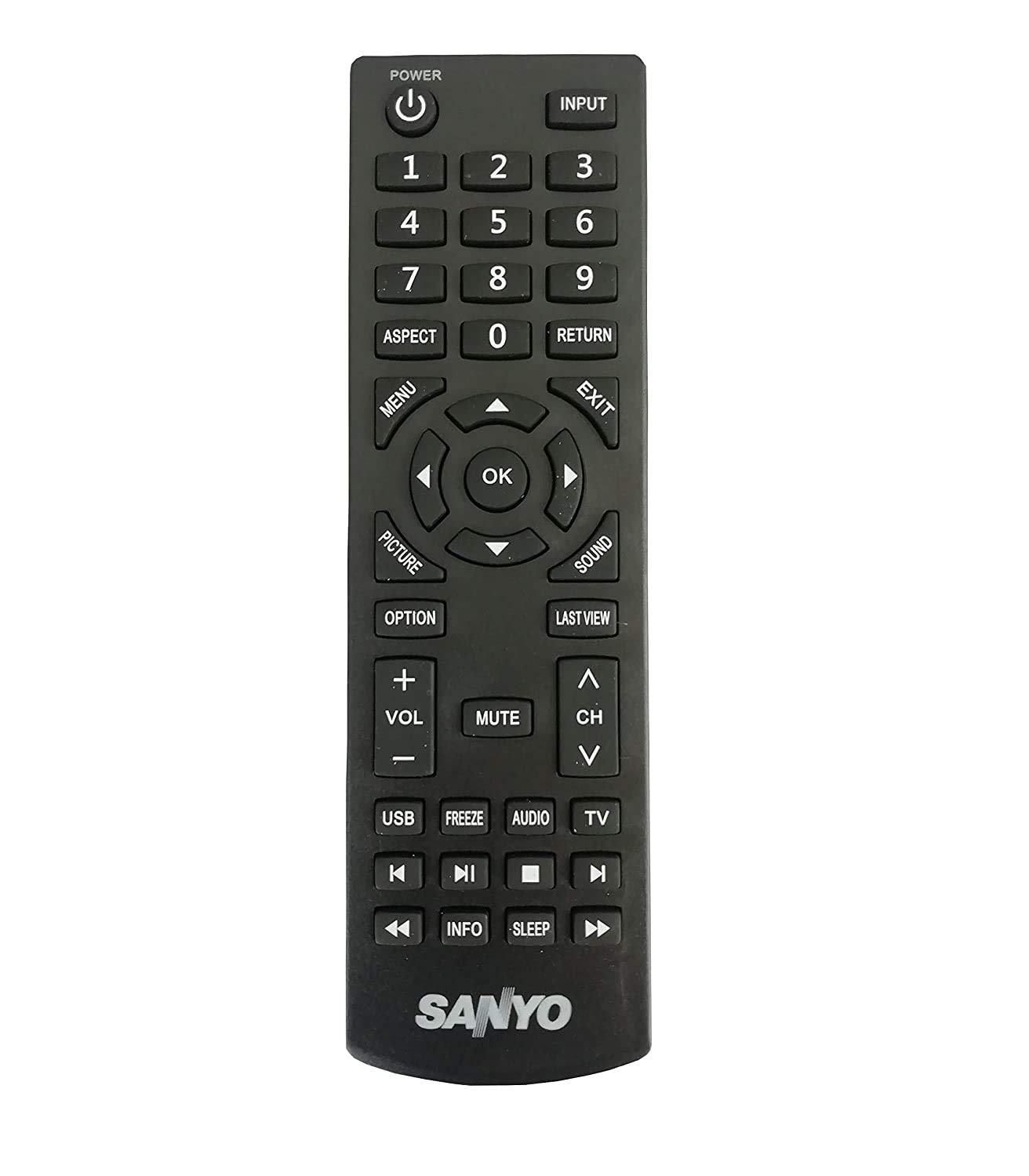 LOHAYA Remote Compatible For Sanyo Led Lcd Hd Tv Remote Control [ Compatible For All Sanyo Tv Remote Control ],Black (B07VC9Q8Z4) Amazon Price History, Amazon Price Tracker