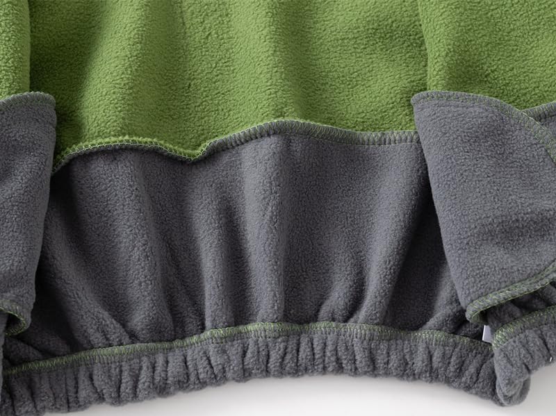 Meufam Toddler Baby Boys Fuzzy Fleece Jacket Coat Cute Color Block Full-Zip Winter Warm Clothes Cardigan Outwear with Pocket4