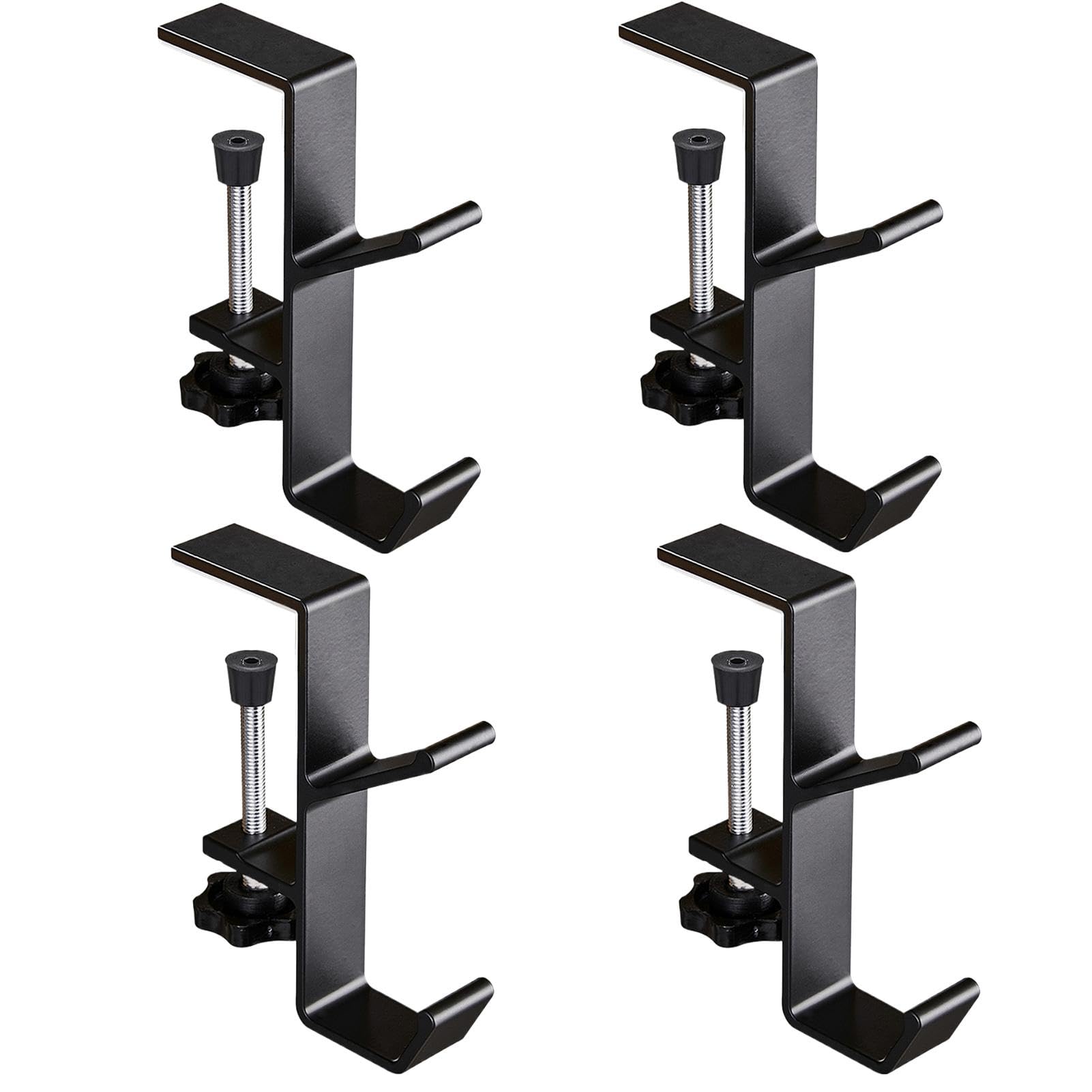 Neamou 4 Packs Garland Hangers for Mantle | Garland and Stocking Mantel Holders | Heavy Duty Garland Hanger Pole | Adjustable No Drill Stocking Hangers for Fireplace