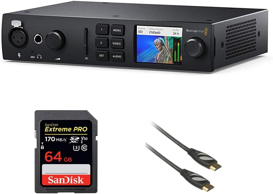 Blackmagic Design UltraStudio 4K Mini with 64GB Extreme PRO