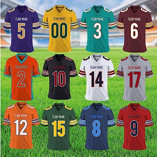 Custom Football Jersey Personalized Team Name Number Practice Jerseys Customized Football Shirt for Men Youth Women Kids - Image 5