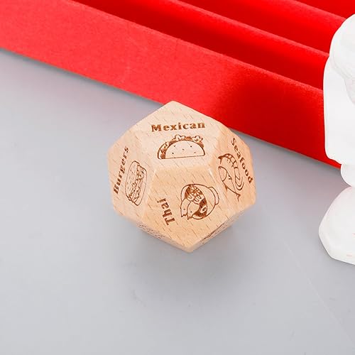 Miniatura 8 de VANLOVEMAC Regalos de aniversario para él, ella, regalos de noche para novio, novia, decisor de comida, aniversario, regalos de boda para marido,