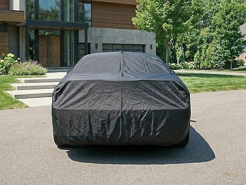 Miniatura 6 de CarsCover - Ajuste personalizado 2008 - 2017, Cubierta auto Dodge Challenger Cubierta auto Xtrashield, cubierta negra