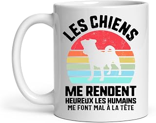 Tasse Les Chiens Me Rendent Heureux Les Humains
