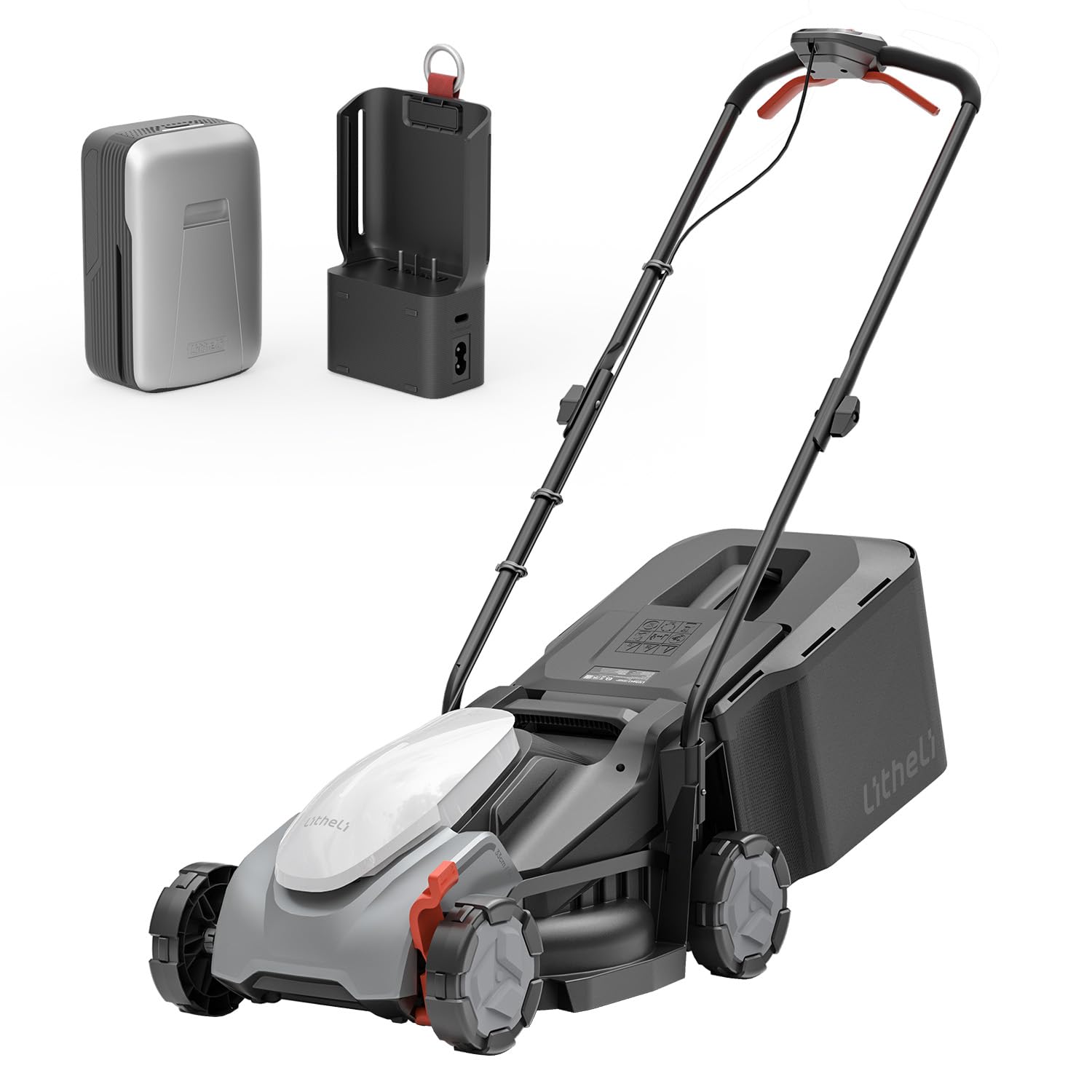 Litheli 14 Inch Cordless Lawn Mower