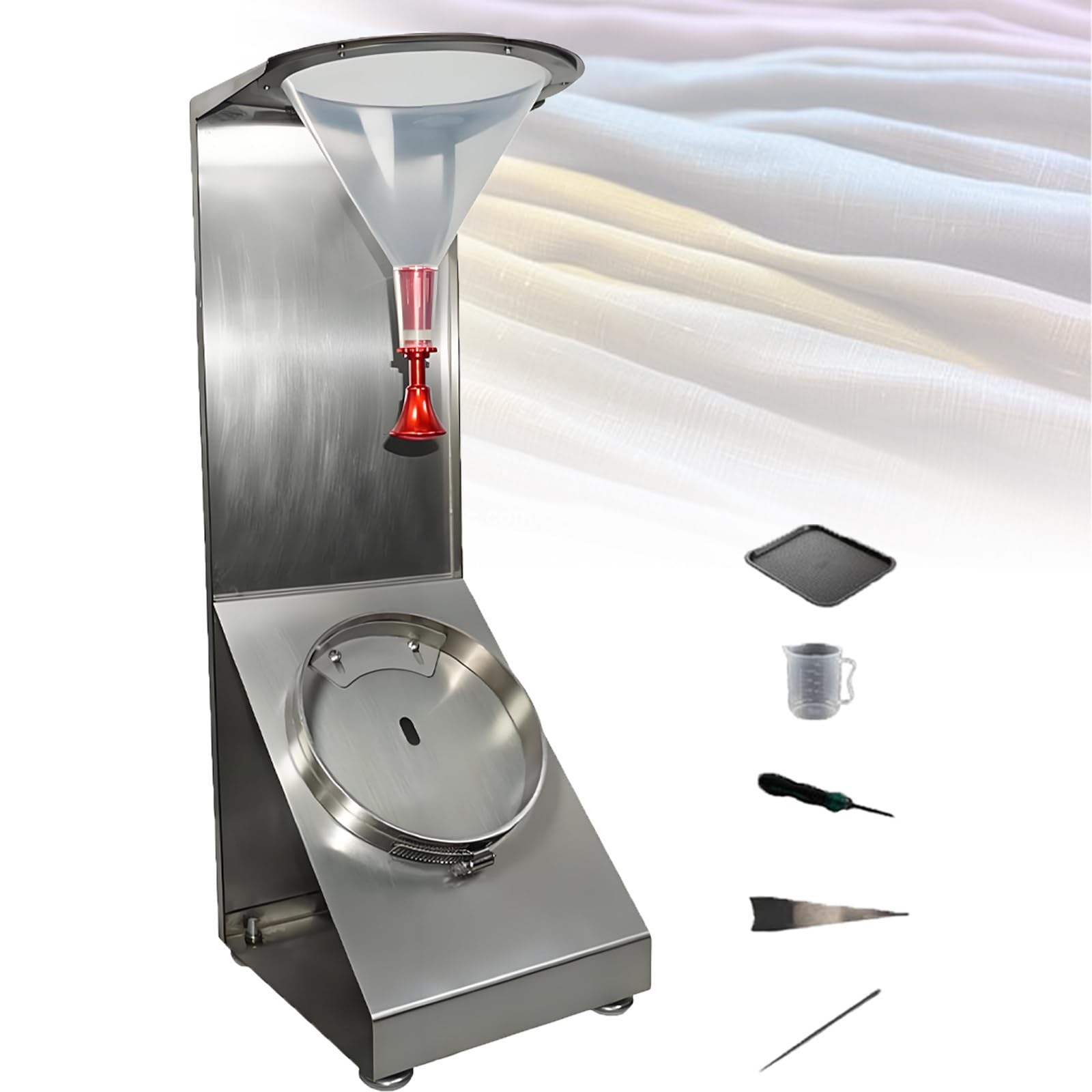 Atwynd Fabric Spray Tester for Waterproof and Water Repellency Testing, Textile Sur-face Wetness Tester with Adjustable Height Nozzle- Quality Control-45° Sample Placement Angle