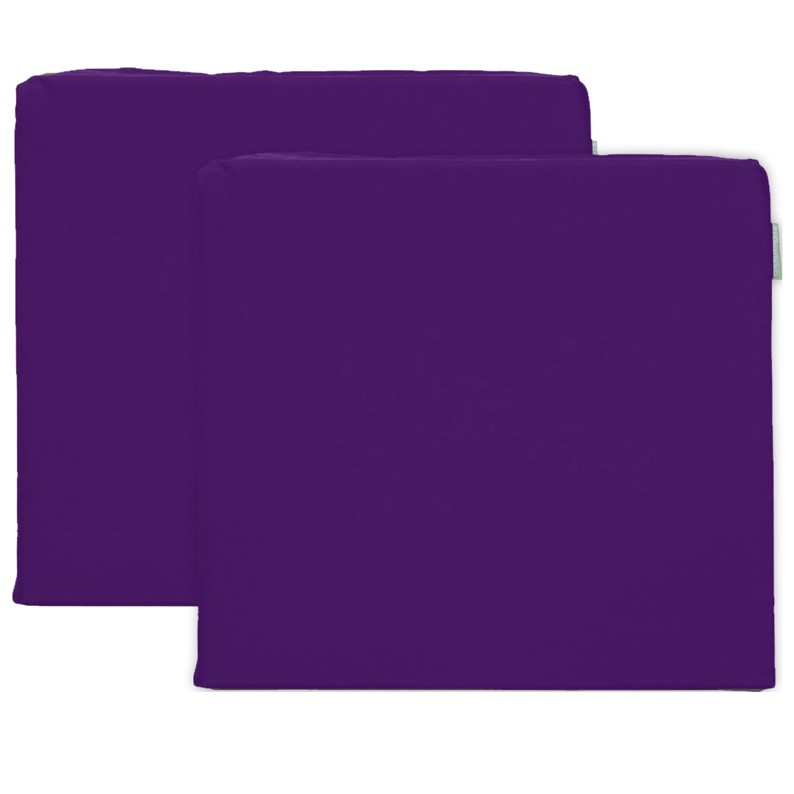Gardenista Garden Chair Seat Pad | Indoor Outdoor Dining Cushion Seat Pads | Water Resistant Patio Garden Chairs Cushions with Secure Ties | Durable & Comfortable | 2 Pieces (Purple) — image 1