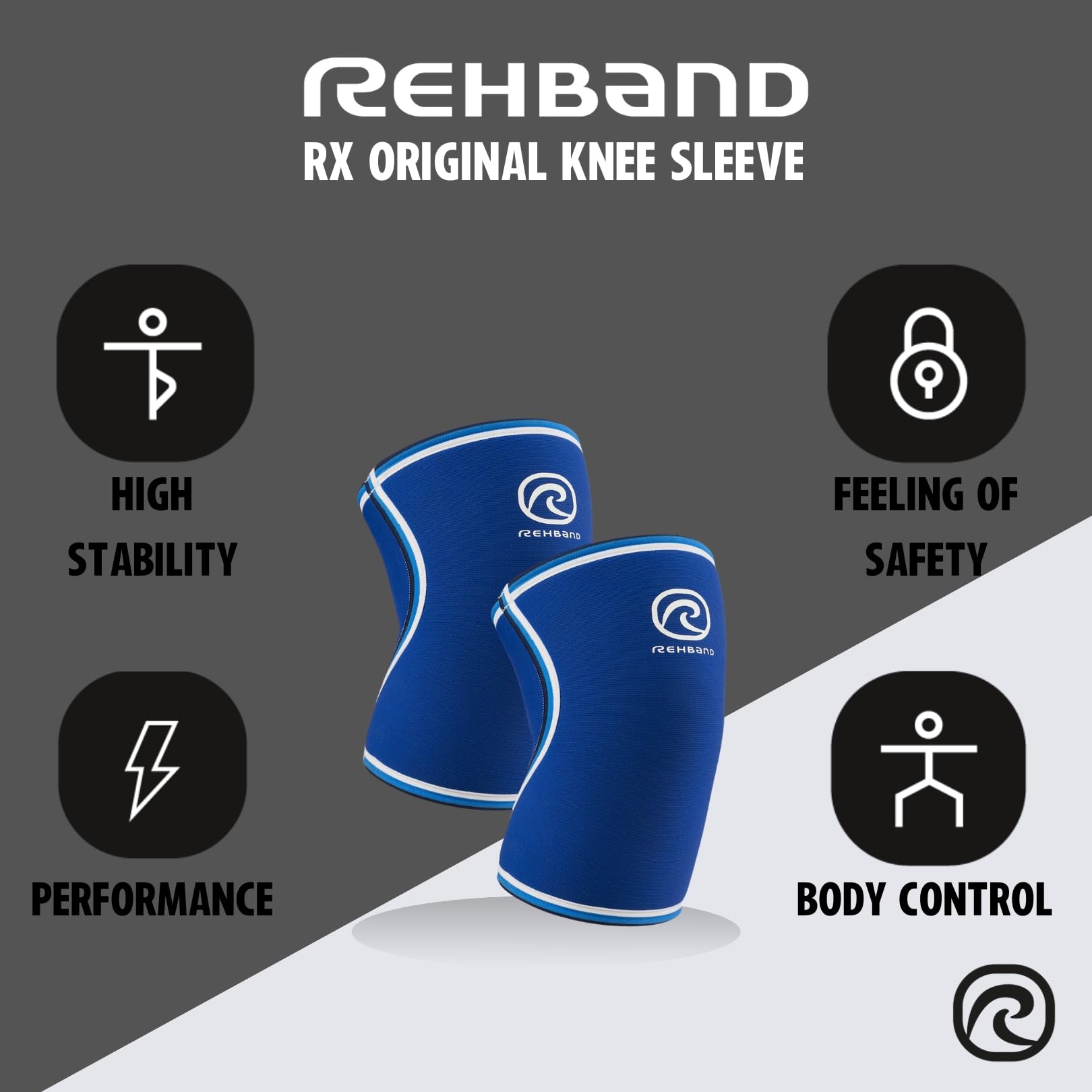Rehband Retro Bandage Genou en