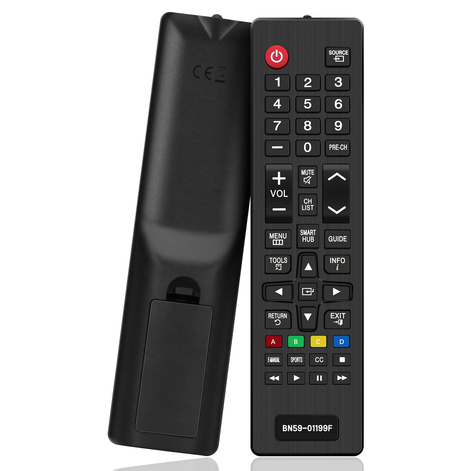 Universal Remote Control for Samsung TV Remote Compatible All Samsung LCD LED HDTV 3D Smart TVs,Samsung Remote Control Replacement Compatible With All Samsung Tv (1 PACK)