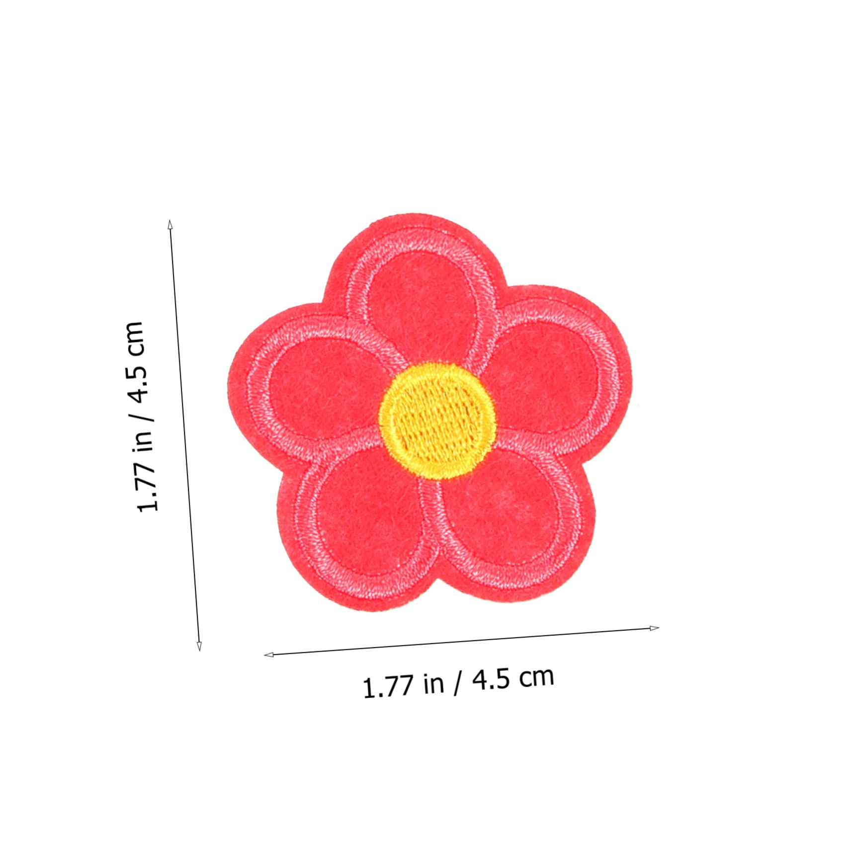Adornos para Ropa, Parches Bordados de Tela Flores, 60 Parches for Reparar y Decorar