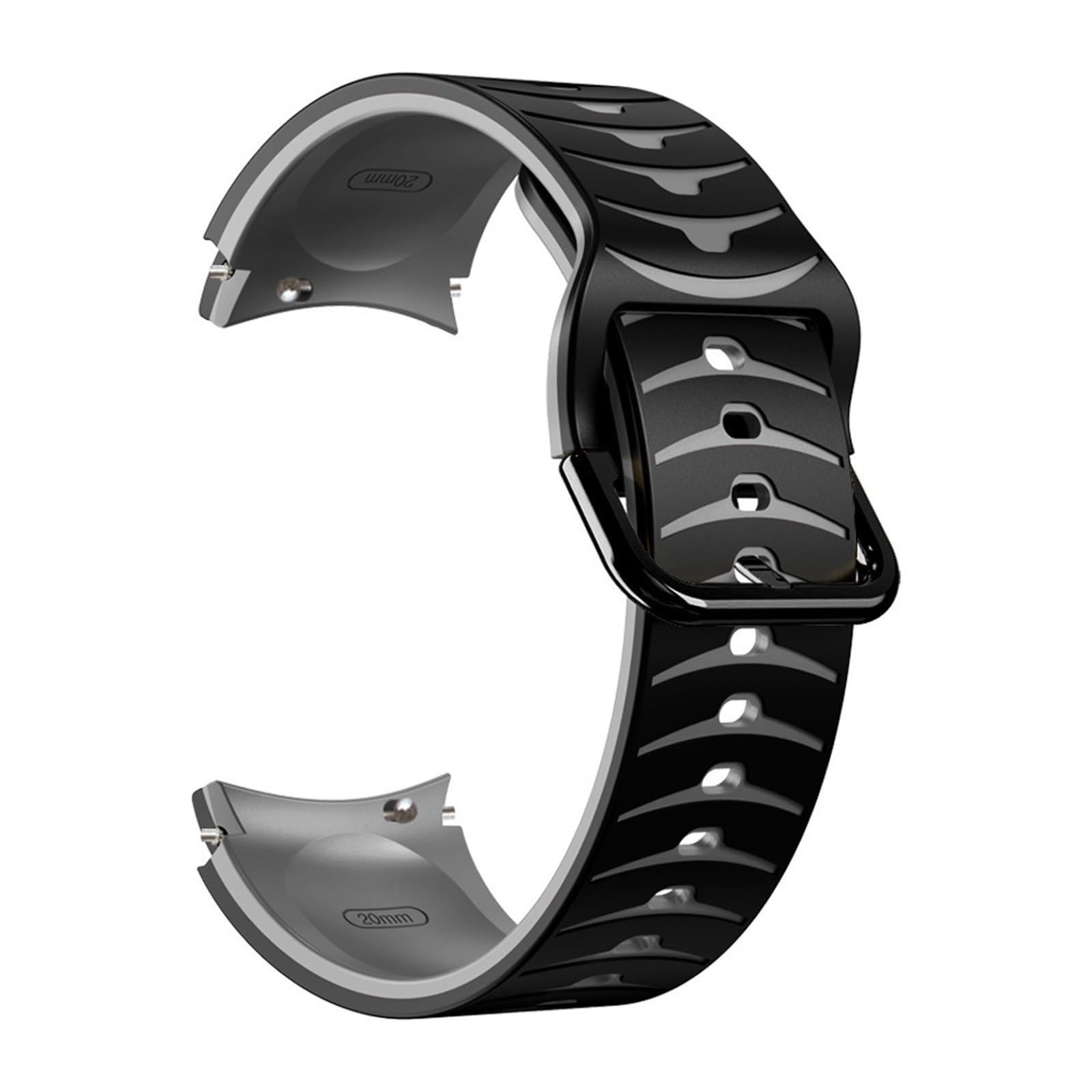 Bracelet en silicone pour Samsung Watch 6 5 4 44 mm 40 mm/4 Classic 46 mm 42 mm 5pro 45 mm Bracelet pour Galaxy Watch 6Classic 43 47 mm, Watch 6 40mm, Agate