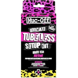 Kit Pinchazos Mtb Muc-Off Ultimate Tubeless Setup Kit - Kit Sellador de Neumáticos para Reparación de Rueda de Bicicleta Tubeless, X-Country - Incluye Fondo de Llanta, Parches, Válvulas y Sellador de Ruedas