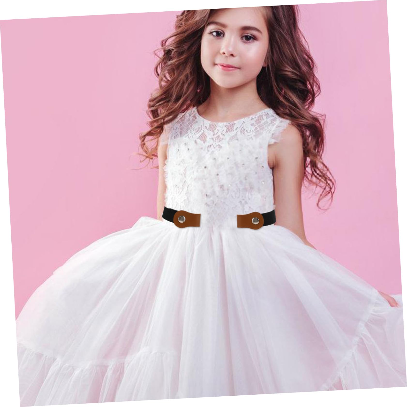LIFKOME cinturon infantil cinturones de niños para niñas cinturón elástico para os Cinturón elástico o para jeans os para vestidos de as PU