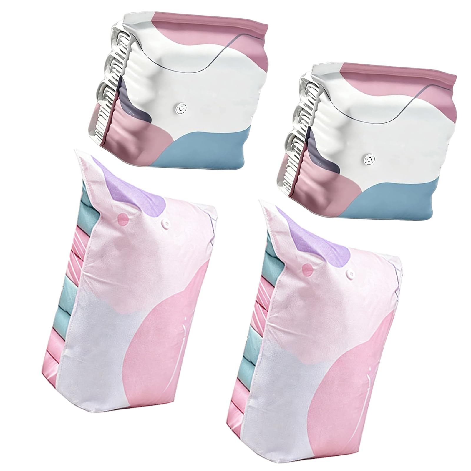 Clothing Vacuum Storage Bags for Seasonal Bedding Upright Compression Organizers for Closet Dorm Moving Travel Vacuum Storage Pack
