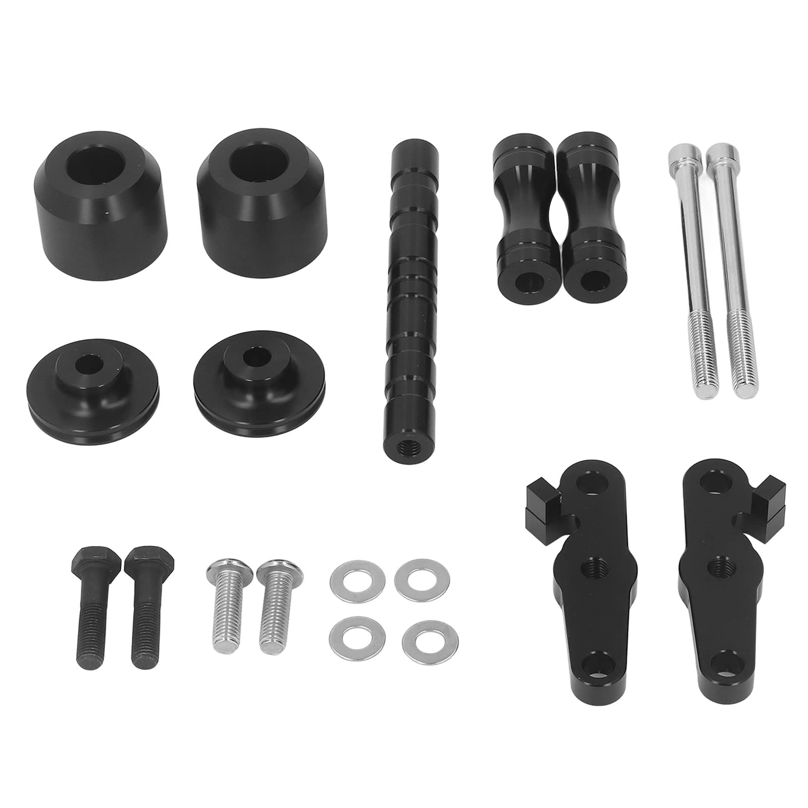 – Frame Sliders, Motorcycle Crash Protectors Wear Resistant Black Frame Guards Compatible with Yamaha XSR155 2018-2021 Anti Fall Protection Kit