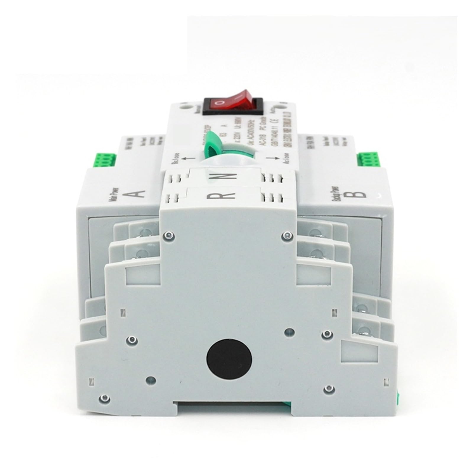Commutateur de transfert automatique à double puis Commutateur de transfert automatique à double alimentation ATS Alimentation ininterrompue SMGQ2-63/2P AC230V 110V 16A à 63A Installation sur rail dom