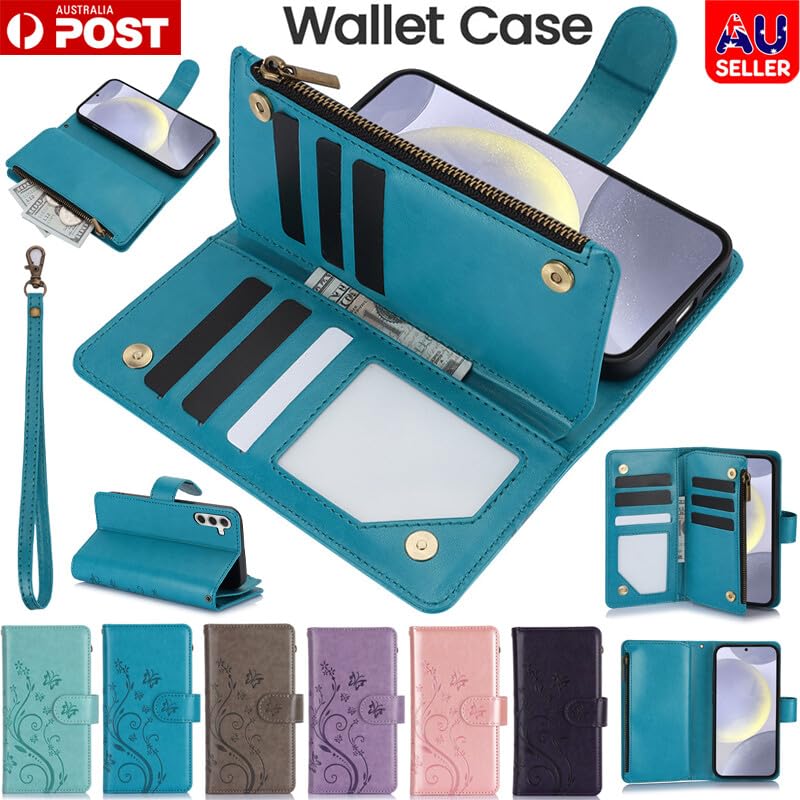 Étui Samsung S10 Plus violet clair portefeuille cuir housse protection rabat - 2