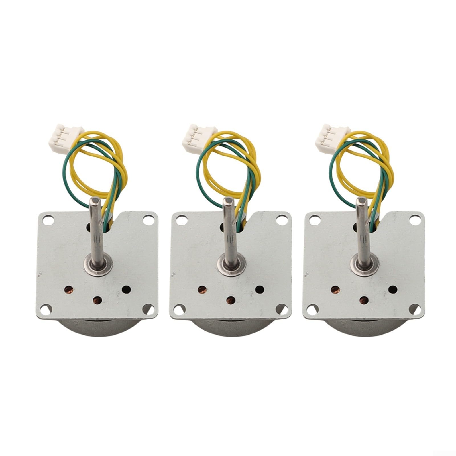 Shophubio 3pcs 3-24V 3 Phase Brushless AC Motor Generator, Small Metal AC Generator for Experiments, Miniature Gearmotor for Models and Teaching Tools