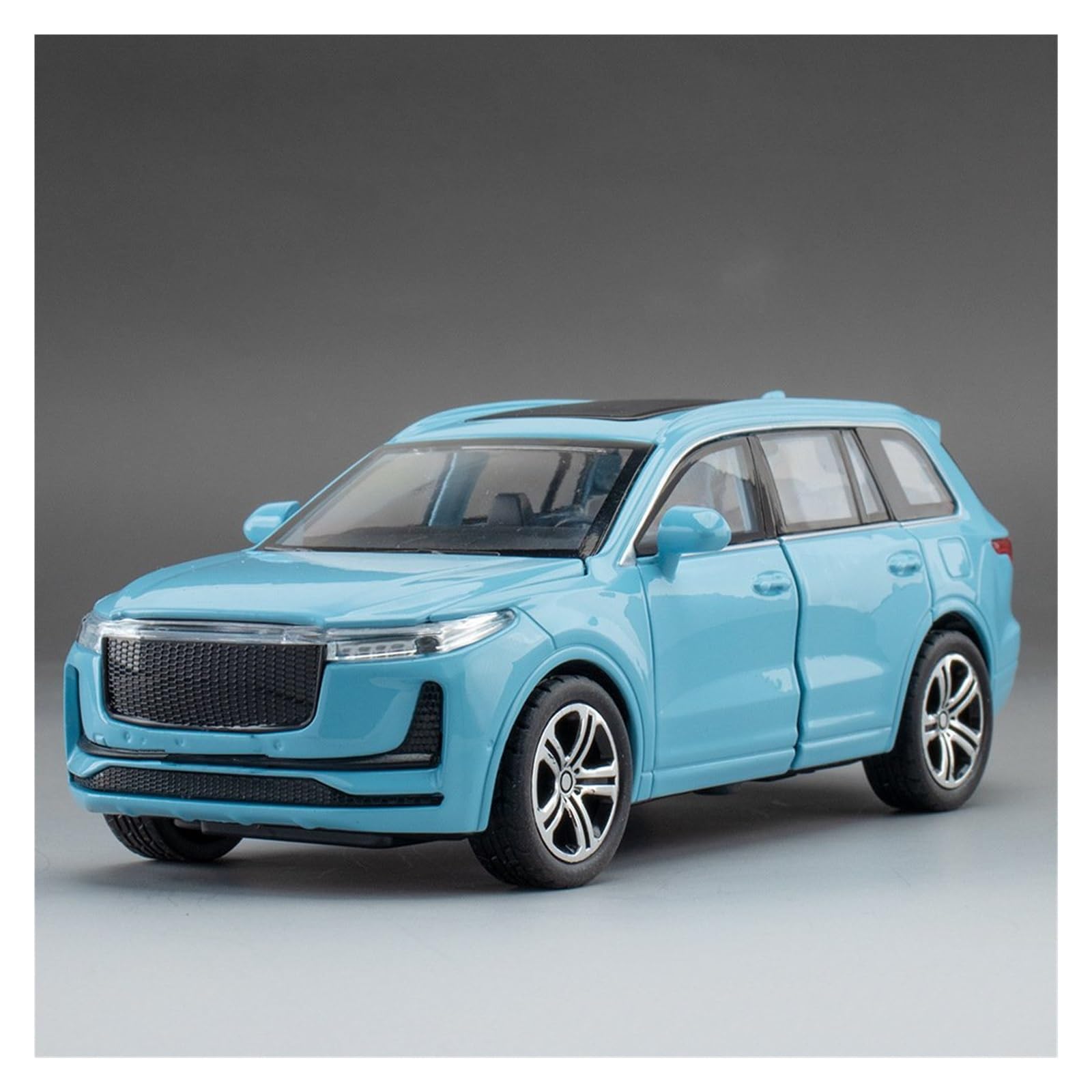 AUDSNI Die-Cast Diecast Car Model 1:32 For Leading For 1 For NIO ES8 Alloy Diecast Car Model Collectibles(Blue)