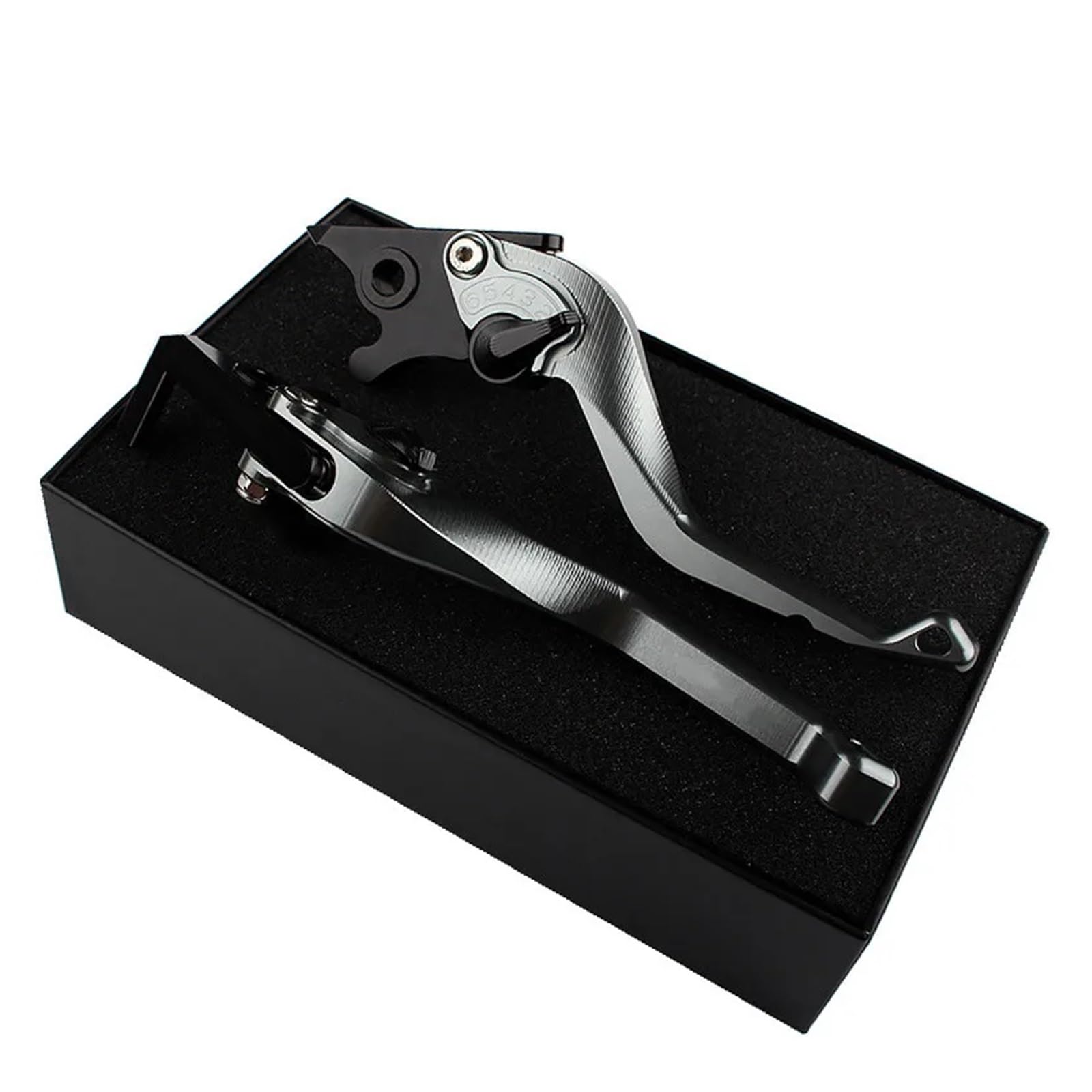 Ywqjiopm Titanium Motorcycle Brake Clutch Lever Motorcycles Handlebar For Trident660 2021 2022 Adjustable Short Brake Clutch Levers Motorbike Clutch Brake Handle Lever