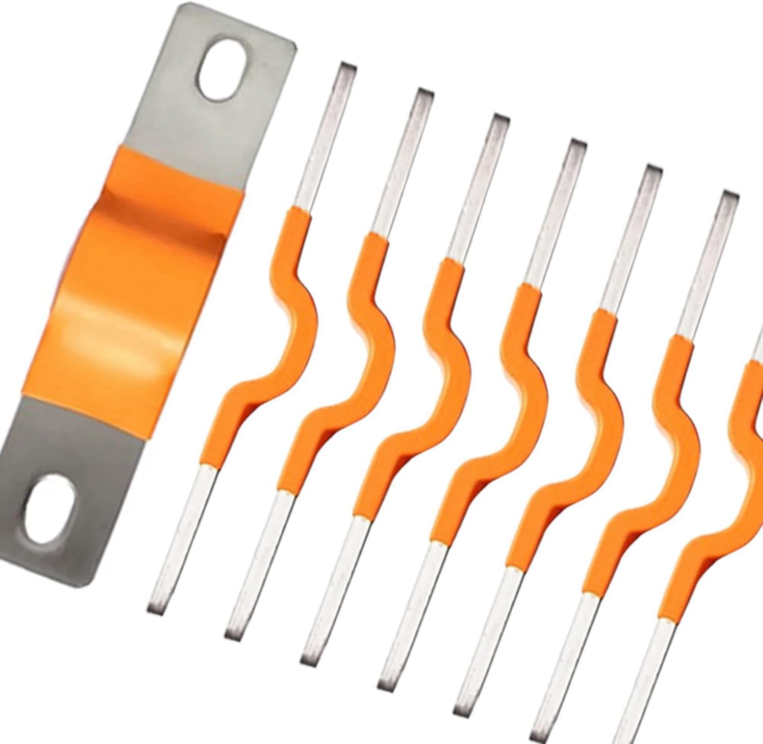 LyxosVee 16個 太陽光発電およびディープサイクルバッテリー用の高品質ニッケルメッキ銅バスバー