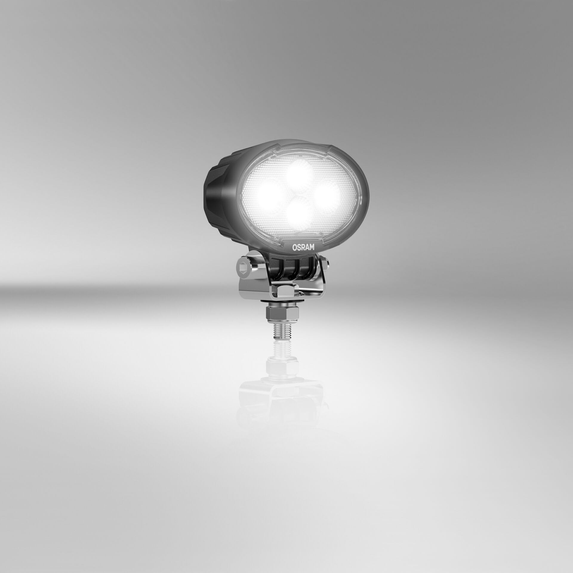 OSRAM LEDriving Oval WL VX100-WD, fari da lavoro a LED OFF ROAD, 1500 lumen, fascio luminoso fino a 50 m, 12V/24V