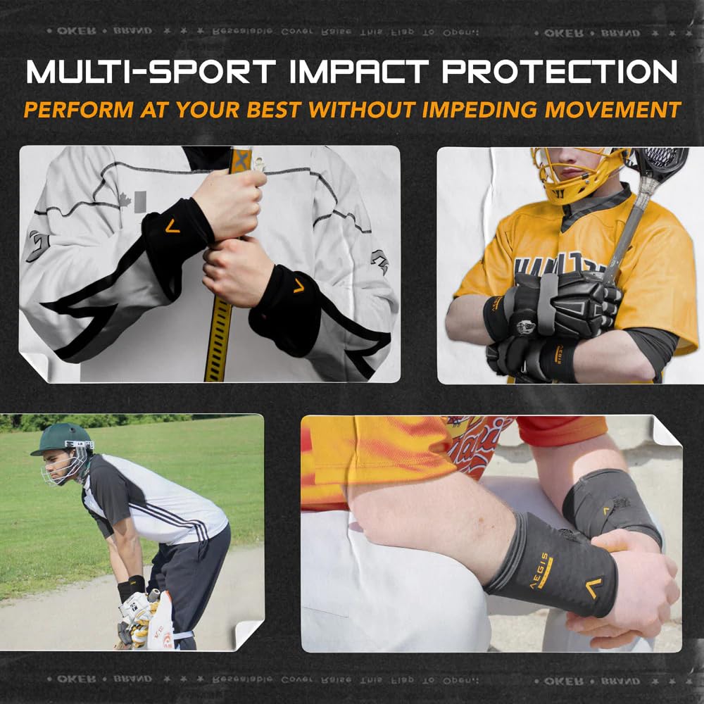 Aegis Bracer Flex 360 Multi-Sport-Handgelenkschutz, Erwachsene/Jugendliche, mit stoß- und schnittfester Technologie