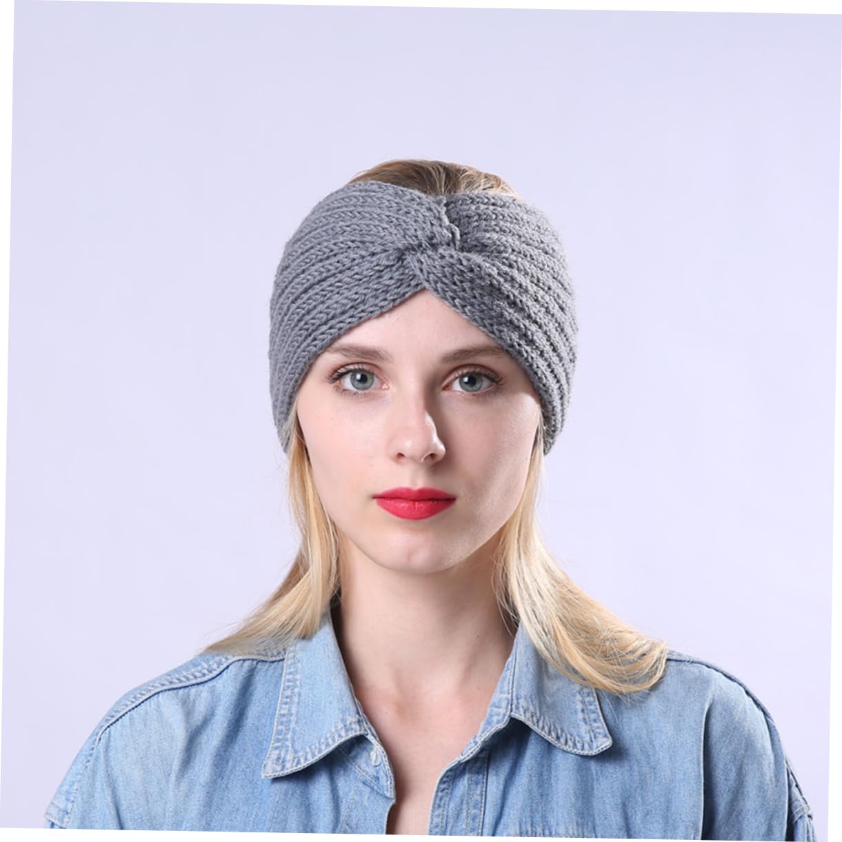 minkissy 8pezzi Fasce Per Femminili Maglia Larghe Accessori Caldi Per Orecchie Fasce Fatte Mano Per Inverno Comfort e Stile Per Ogni Outfit