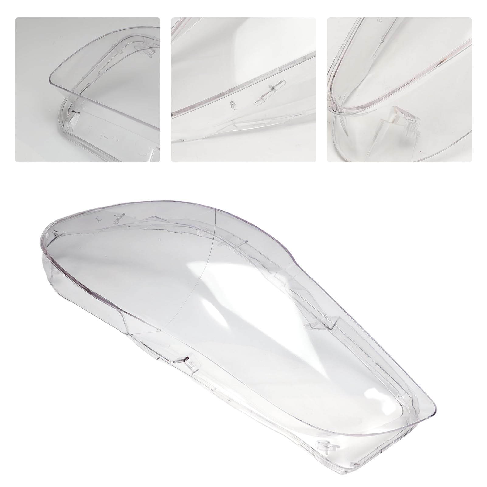 Vetro per fari F10/F11, copridisco litch, disco anteriore, lato guida (sinistra)
