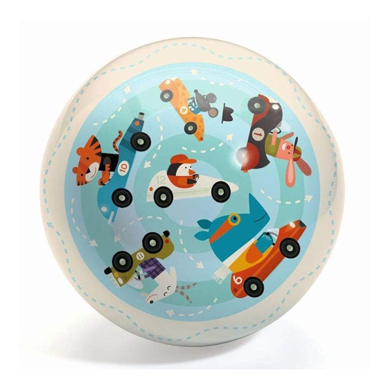 Djeco Traffic Playground Ball, Toys And Games, multicolor, 22 cm, DJ00162