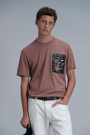 Exot c Modern Grafik T- Shirt Koyu Gri