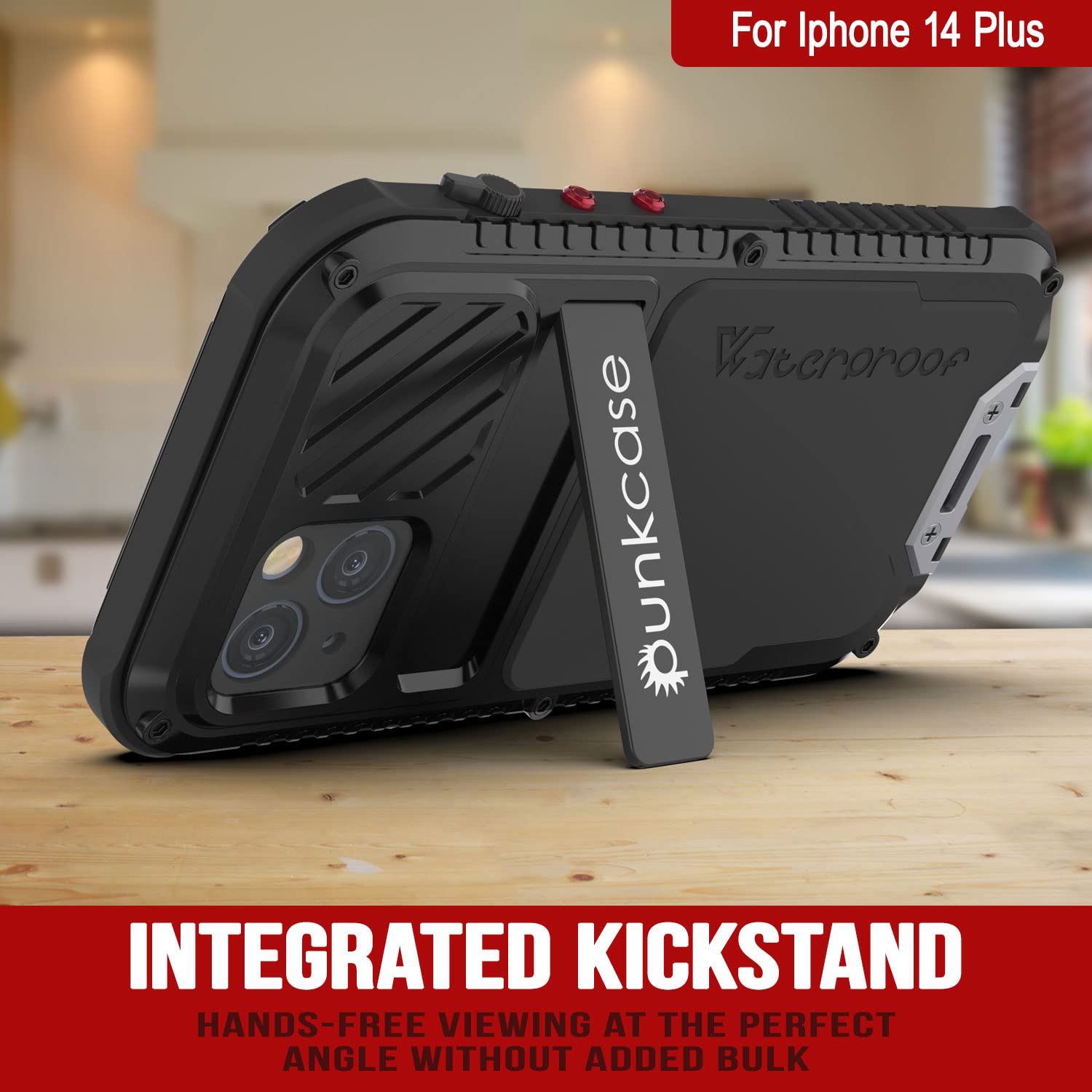 Custodia In Metallo Punkcase Per IPhone 14 Plus, Con Protezione Militare E Vetro Temperato Incluso - 4