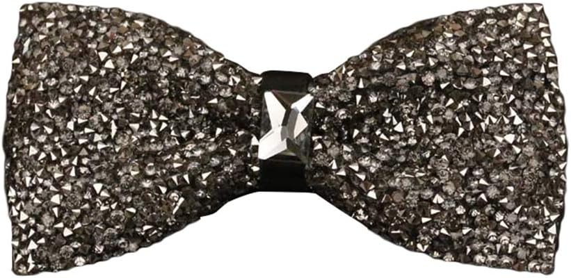 Papillon Prelegato Con Cristallo E Strass Per Uomo E Donna, Accessorio Elegante Per Matrimoni E Feste - 5