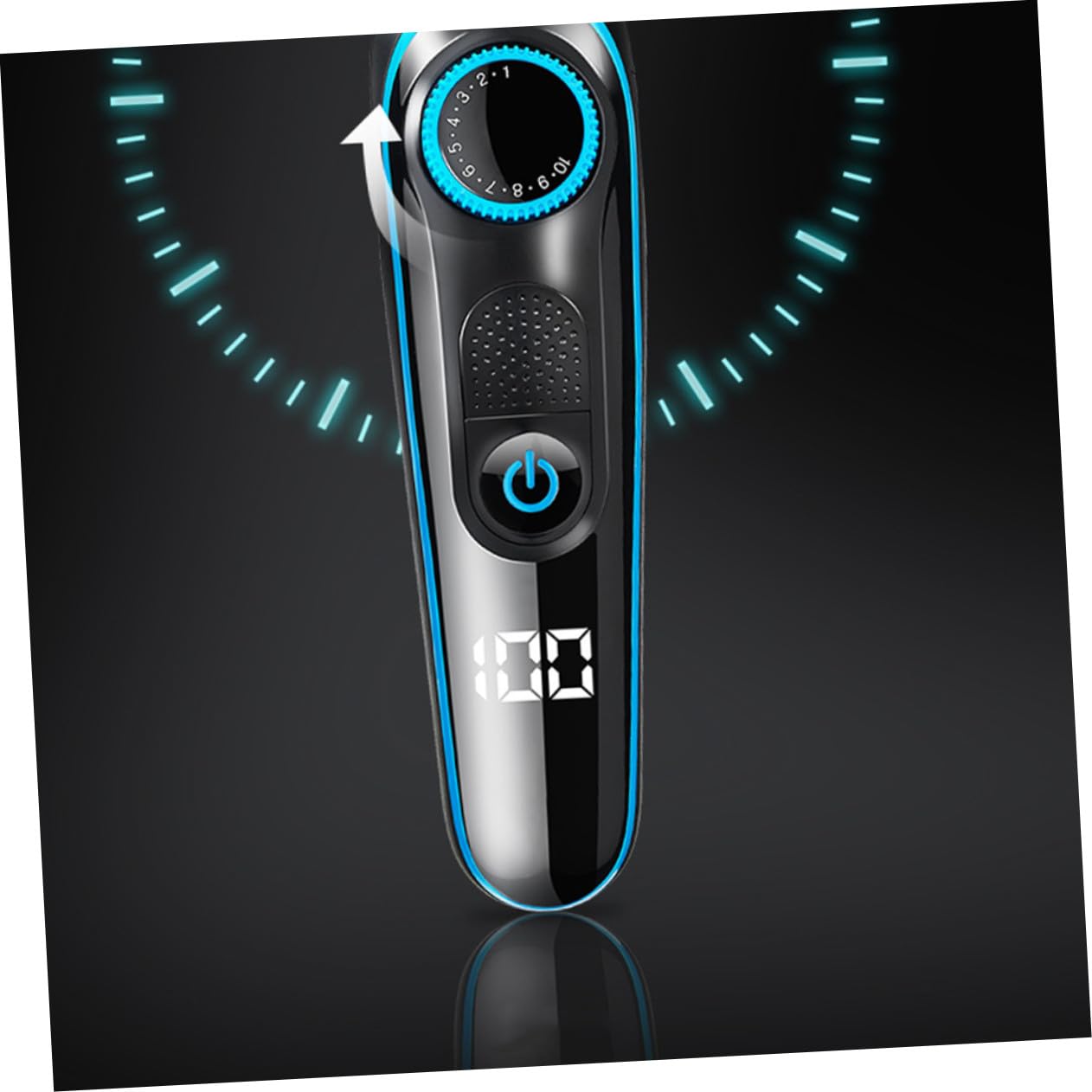 Healeved Multifunktionaler Elektrischer Haarschneider mit Lcd display Einstellbarer Ergonomisches Design Kabelloser Haarschneidemaschine für Herren und Profi barber tool