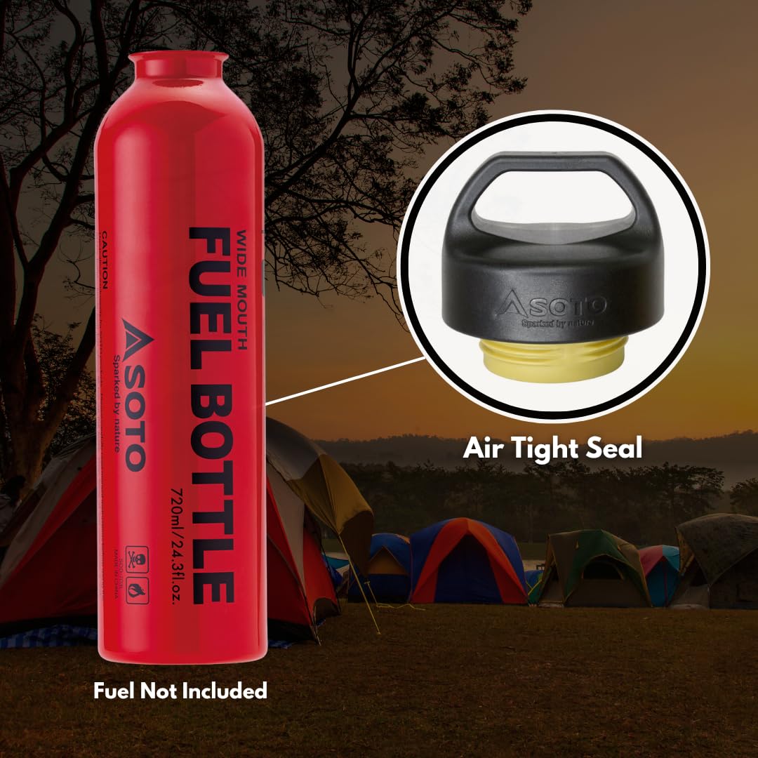 Amazon.com: SOTO Camping Wide-Mouth Empty Liquid Fuel Bottle