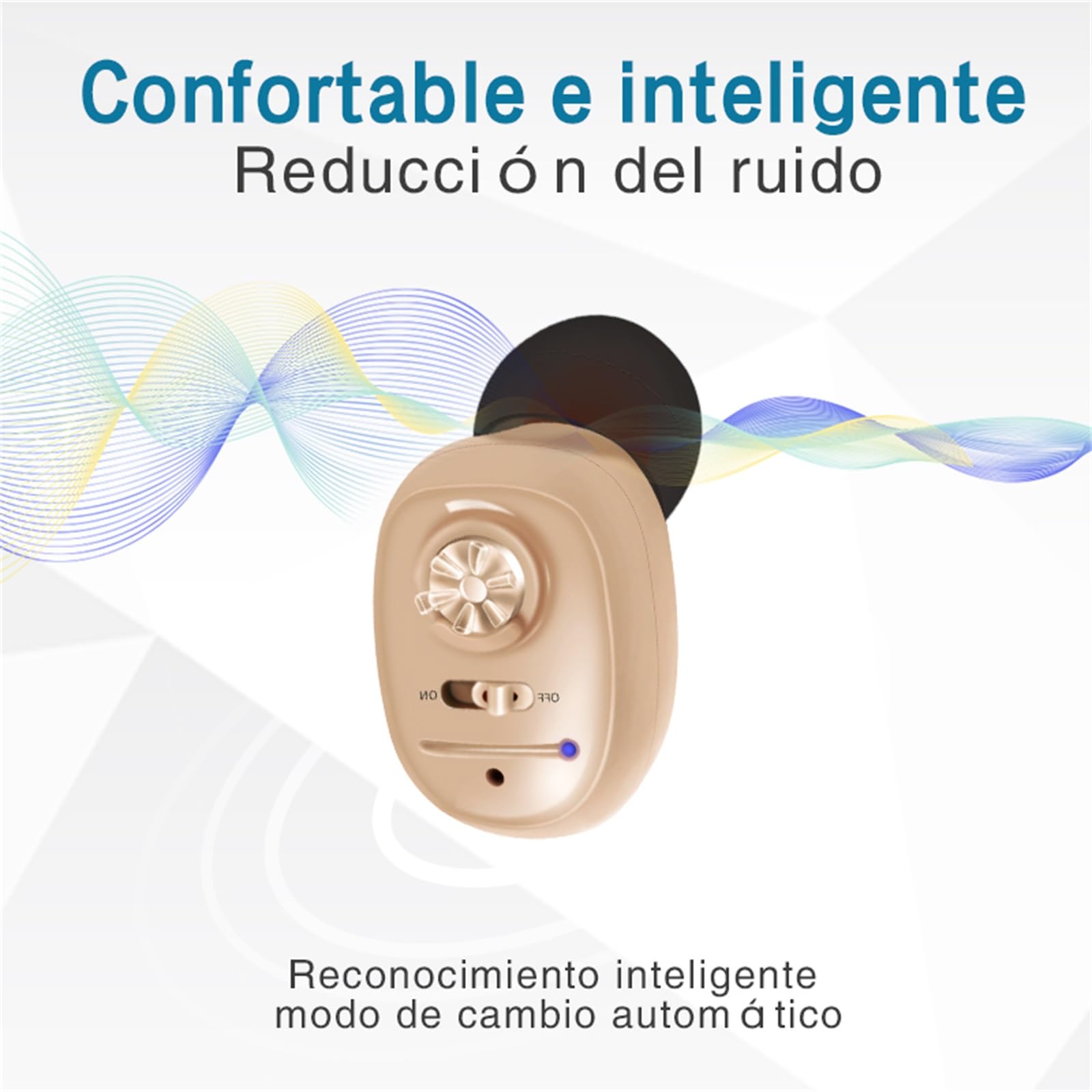 Britzgo Mini Dispositivo Recargable con Soporte de carga,Beige