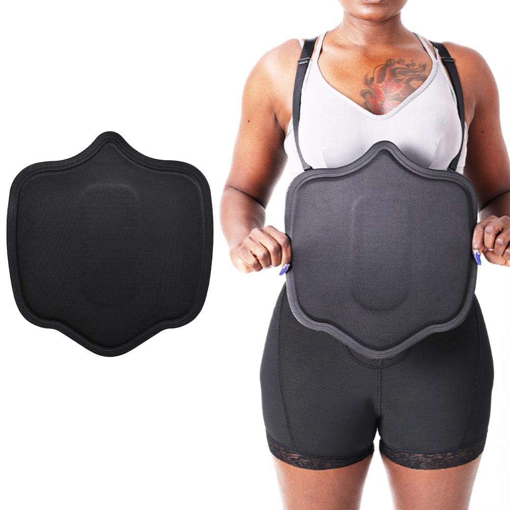 Back Compression Pad Foam Back Board Lumbar Molder, Tummy Tuck Pressure Plate for Liposuction and BBL Post Surgery (oval)