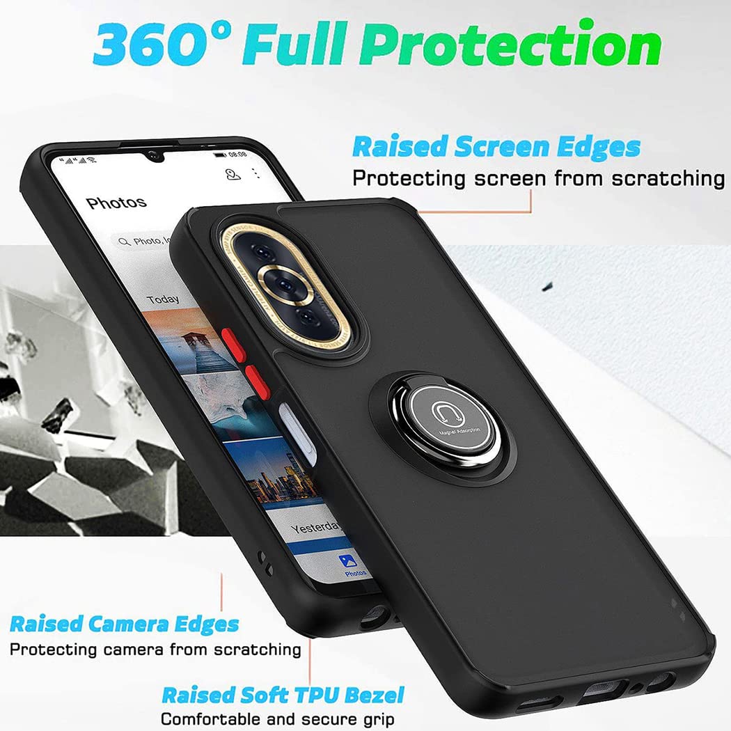 Per Honor 70 5G Custodia, Sottile Anti-urto Anello Armatura