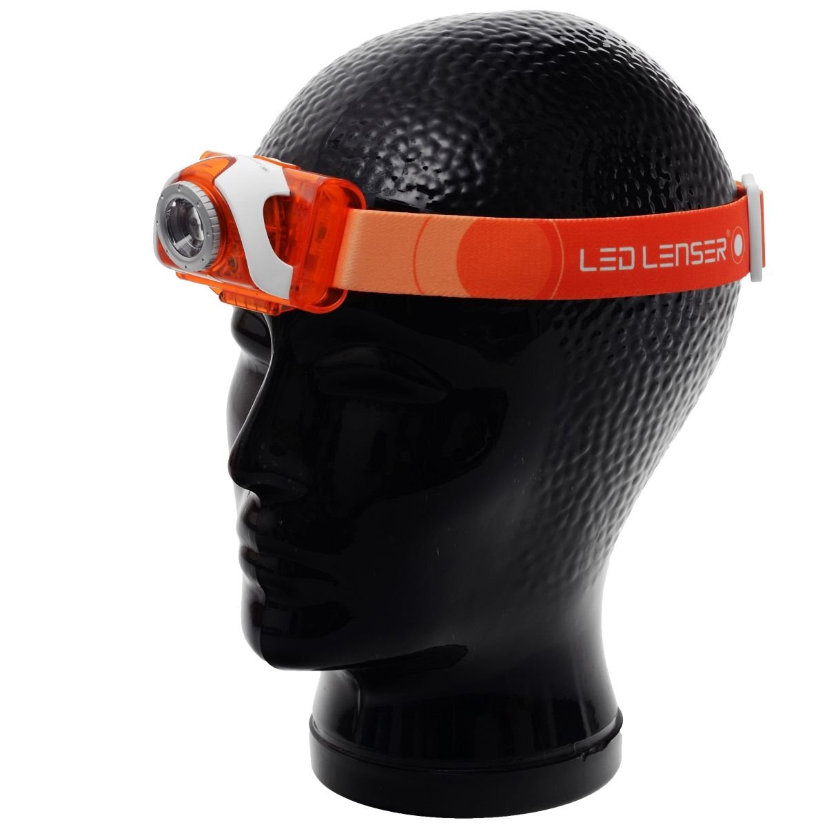 Led Lenser Seo 3 Orange Light Headlamp 6004
